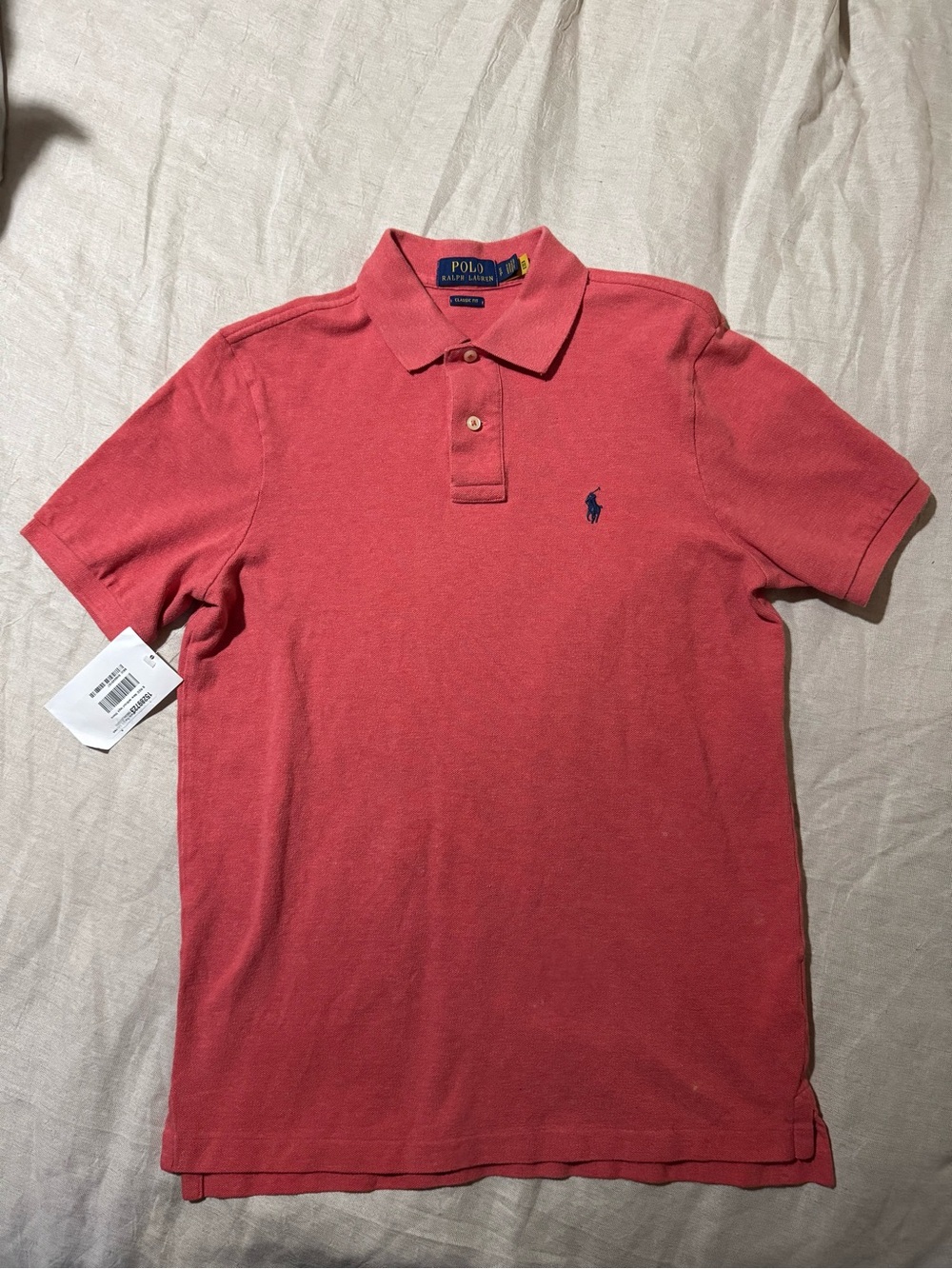 POLO RALPH LAUREN MELON POLO SHIRT MEN’S SIZE S/P NWT
